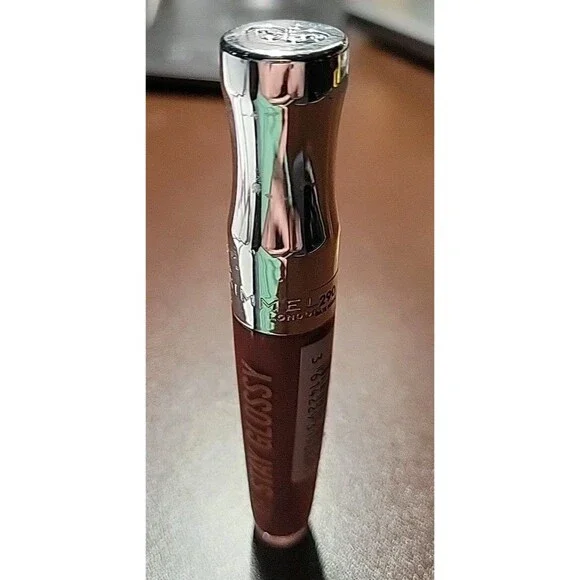 Rimmel London Stay Glossy Lip Gloss #290 Date Night - Pretty Sparkle Shimmer NEW - Picture 3 of 6